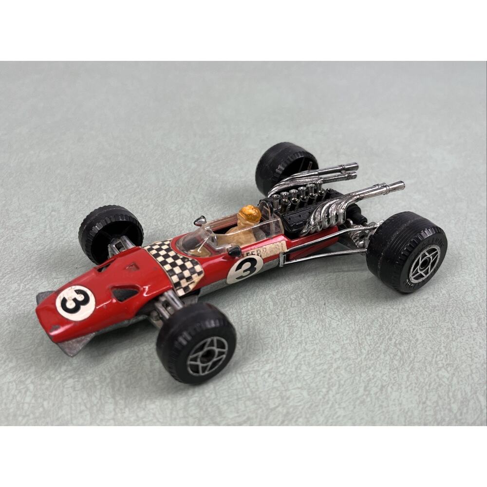 Vintage Ferrari F1 Red Diecast Car 1:32 Scale ART F2 Made in Italy #3 Politoys